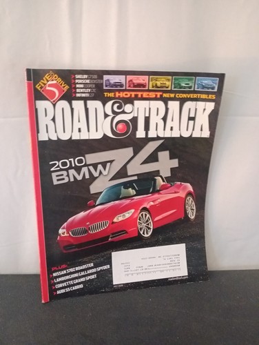 Road track magazine july - road, &