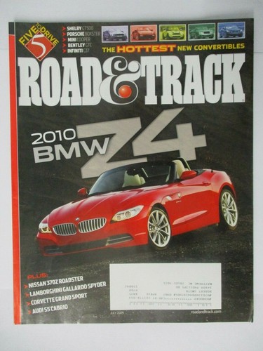 Road track magazine july - road,