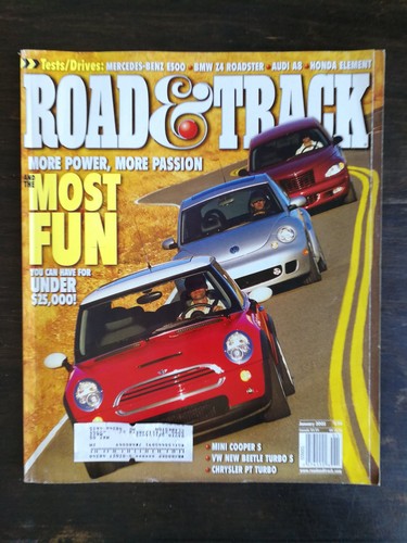 Road track january 2003 - &,